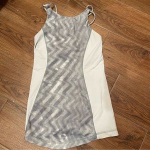 Lulu lululemon halter gray top in size 4